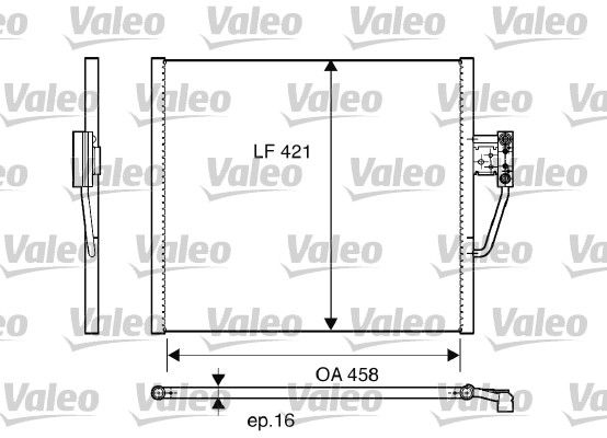 64538391647VL 817248 Condensor, airconditioning