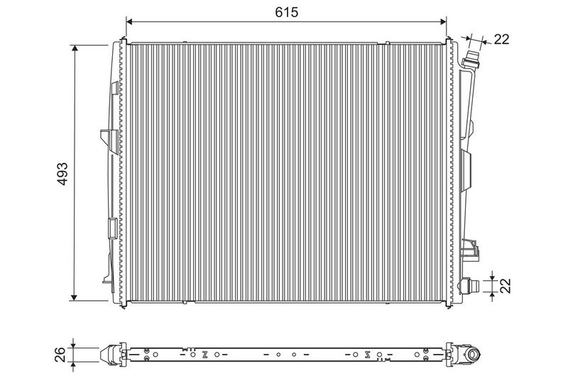 17118666811VL 701308 Radiateur