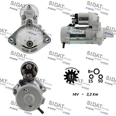 12417788680SD S12DE0057A2 Startmotor / Starter