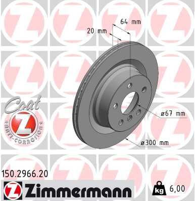 34206877213Z1 150.2966.20 Remschijf