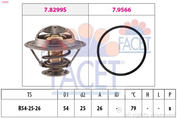 11537512733FA 7.8524 Thermostaat, koelvloeistof