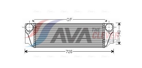 17517524916AQ BW4378 Intercooler, inlaatluchtkoeler