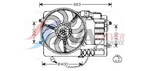 17101475577AQ2 BW7516 Koelventilatorwiel