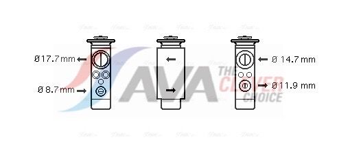 64516924984AQ3 OL1461 Expansieventiel, airconditioning
