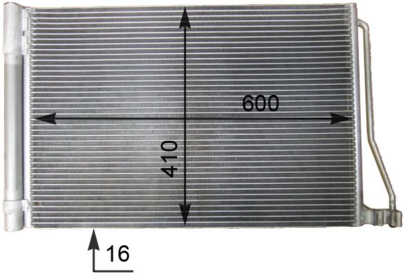 64539228607MO1 AC 751 000P Condensor, airconditioning