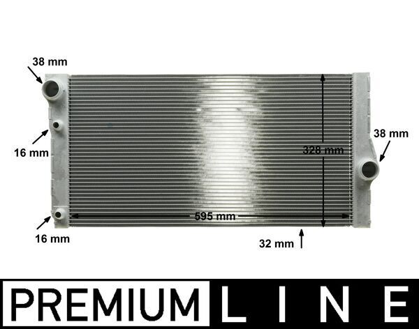 17118509175MO1 CR 1147 000P Radiateur