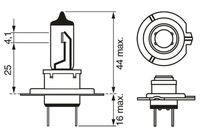 63217160781BO16 63217160781 63 21 7 160 781 7160781 1 987 301 012 MINI F60 -  Gloeilamp, koplamp