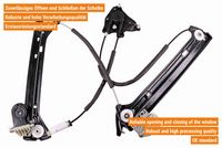 51337292119V 51337292119 51 33 7 292 119 7292119 V20-8224 BMW F21 -  Raambedieningsmechanisme