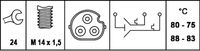 61318361787H 61318361787 61 31 8 361 787 8361787 6ZT 007 837-101  Temperatuurschakelaar, radiateurventilator
