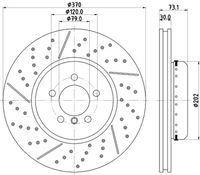 34106797603H 34106797603 34 10 6 797 603 6797603 8DD 355 120-771  Remschijf