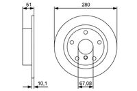 34216799367BO 34216799367 34 21 6 799 367 6799367 0 986 479 C92 MINI F54 -  Remschijf