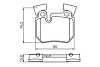 34216791421BO 34216791421 34 21 6 791 421 6791421 0 986 494 421 BMW E92 -  Remblokkenset, schijfrem