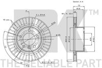 34116854997NK1 34116854997 34 11 6 854 997 6854997 201555  Remschijf