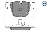 34216790966M1 34216790966 34 21 6 790 966 6790966 025 237 3116/PD BMW F01 -  Remblokkenset, schijfrem