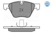 34116763617M1 34116763617 34 11 6 763 617 6763617 025 237 9420 BMW E61 -  Remblokkenset, schijfrem