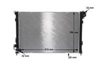 17117570821MO2 17117570821 17 11 7 570 821 7570821 CR 985 000S MINI R52 -  Radiateur